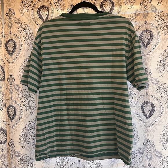 Guess Blue And Green Striped Tee Size Medium‎ - Picture 2 of 4